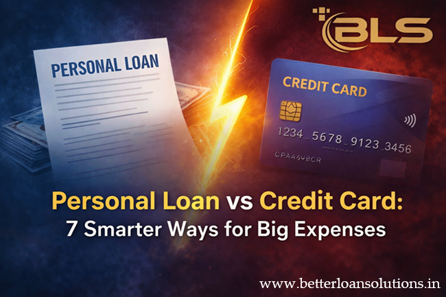 personal loan or a credit card