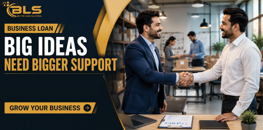 Business owner planning company expansion with Business Loan support.