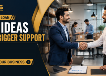 Business owner planning company expansion with Business Loan support.