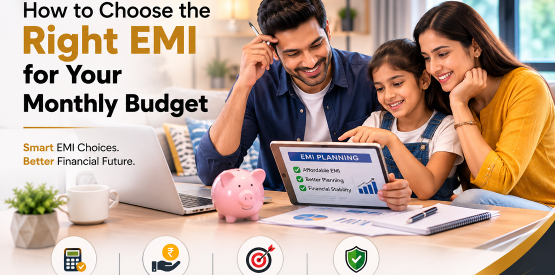 Family planning monthly budget before selecting the right loan EMI
