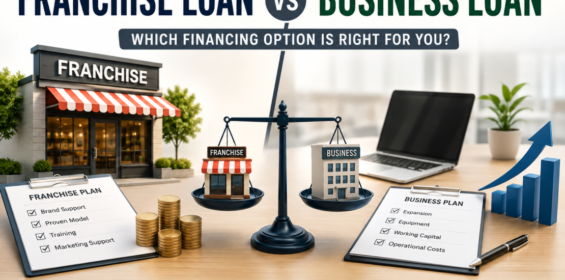 Comparison of Franchise Loan and Business Loan financing options for entrepreneurs