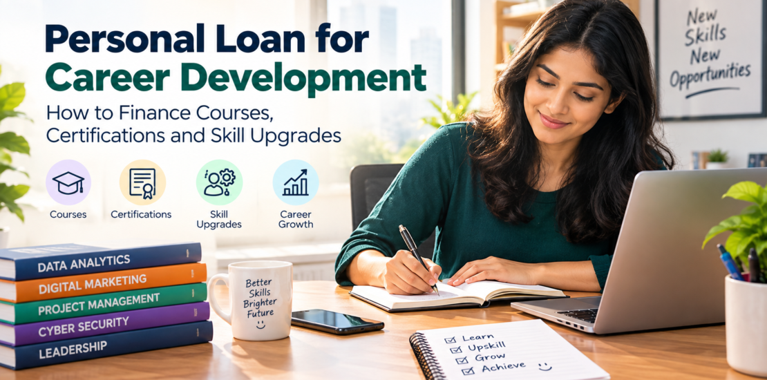 Personal Loan for career development courses certifications and skill upgrades
