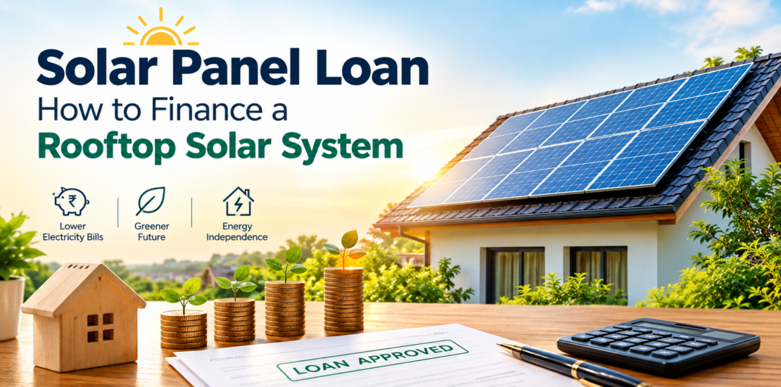 Solar Panel Loan for financing a rooftop solar system